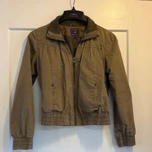 Forever 21 Olive Bomber Jacket